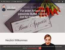 Tablet Screenshot of partyservice-hegele.de